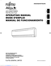 Fujitsu air conditioners mini splits heat pumps age manuals parts lists wiring diagrams. Fujitsu Inverter Halcyon Operating Manual Pdf Download Manualslib