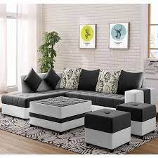 living room l shape corner sofa set