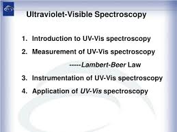 ppt ultraviolet visible spectroscopy