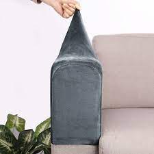 Stretch Velvet Chair Arm Protector