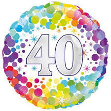Herzliche glückwünsche auf bildern zum 40. Der 40 Geburtstag Luftballons Partyrama Ch