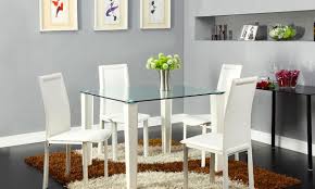 Glass Topped Dining Furniture Set