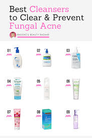 best cleansers for fungal acne