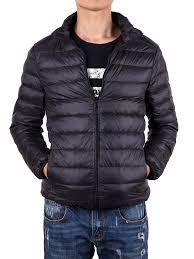 Sayfut Men Down Jacket Outwear Puffer Coats Casual Zip Up Windbreaker Lightweight Winter Jackets Black Walmart Com Walmart Com