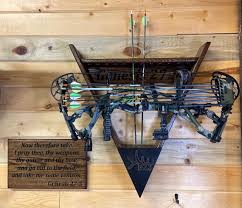 Custom Archery Bow Rack Wall Mount For