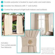outdoor blackout curtain panels