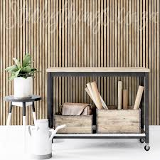 Realistic Wood Slats Wallpaper