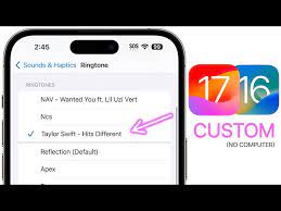 set any song as ringtone on iphone