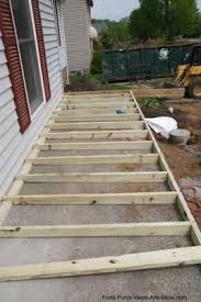 One question that comes up a fair bit is how to i remove my concrete patio/steps/slab/etc? when i was a kid, my dad had me demo the concrete stoop that was poured against the back of our house back in the 1950s. How To Build A Porch Over Concrete Building A Porch Concrete Patio Porch Remodel