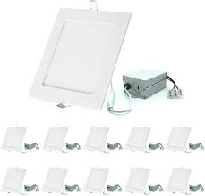 Lymxxl 7 Inch Led Recessed Ceiling Light Dimmable Square 15w