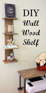 Diy Easy Wood Shelf For My Office