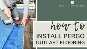 how to install pergo outlast flooring