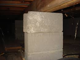 cement block girder support