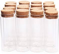 cork stoppers test glass bottles