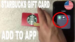how to add starbucks gift card into