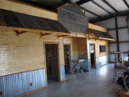 corrugated metal industrial livingroom
