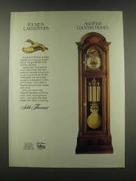 1985 seth thomas grandfather clock ad