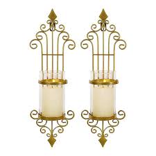 2 Pcs Wall Sconce Candle Holder Antique