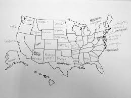 You will not be identified the name of the states until it's a labeled map. Brits Label American States Poorly