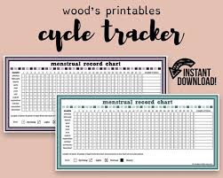 Menstrual Cycle Record Pdf Printable Period Calendar Cycle