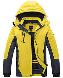 Wantdo Womens Mountain Waterproof Fleece Ski Jacket