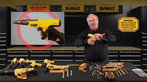 Delivers a powerful single shot to fasten your projects. Dewalt Engineered By Powers Powder Actuated Tool Training Video Youtube