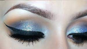 blue glitter eyeshadow l tutorial you