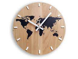 Wall Clock Wood Clock Large Wall Clock