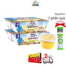 váng sữa Nestle 5/2022 từ Pháp 6 hộp cho bé từ 6 tháng mẫu mới - Đồ ăn nhẹ cho  bé & khác