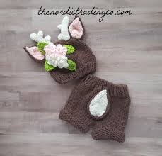 In a magic ring, crochet 6 sc. Girls Crochet Deer Outfit Handmade Photo Prop Finished Product Set Newborn Baby Girl Crochet Gift Set Hat Floral Antlers Infant Baby Shower Gifts Girl S Baby Girl Diy Baby Girl Shower Gifts