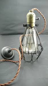 1 Antique Vintage Style Edison Industrial Cage Lamp With