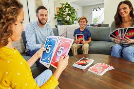 Maybe you would like to learn more about one of these? Amazon Com Mattel Giant Uno Family Card Game With 108 Oversized Cards And Instructions Great Gift For Kids Ages 7 Years And Older Toys Games