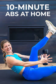 intense 10 minute home ab workout