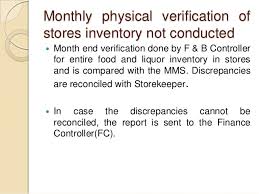 Inventory Verification Report Rome Fontanacountryinn Com