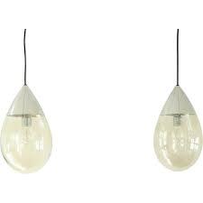 vintage glass drop pendant lamps