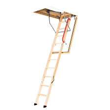 fire rated insulated wood attic ladder
