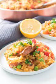 en and chorizo paella recipe