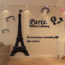 paris wall decor paris themed bedroom