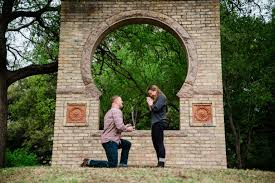 to propose at zilker botanical garden