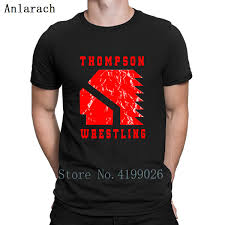 Thompson High School Wrestlings Tshirts Tee Tops Authentic Printing Funky Mens Tshirt Unisex O Neck Summer Novelty T Shirts Funny Great T Shirts From