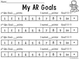 Blast Off With Ar Space Themed Reading Goal Clip Chart