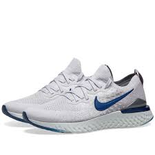 Article by sally reiley, hope wilkes, and sam winebaum. Nike Epic React Flyknit 2 Vast Grey Blue Atmosphere End