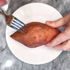 10 minute microwave sweet potato