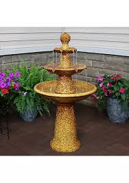fl motif ceramic water fountain