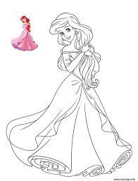 Coloriage Princesse Disney Ariel - JeColorie.com