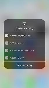 screen mirror ios 11 ipads and iphones