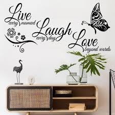 Pvc English Words Letters Wall Stickers