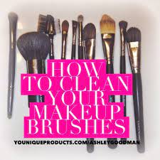 correctly clean younique makeup brushes
