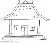 Disebut sebagai rumah kebaya karena atapnya berbentuk menyerupai pelana. Cara Menggambar Rumah Adat Yang Mudah Gambaryuk