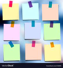 sticky notes wallpaper royalty free